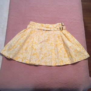 Burberry Sunny Floral Pleated Skirt